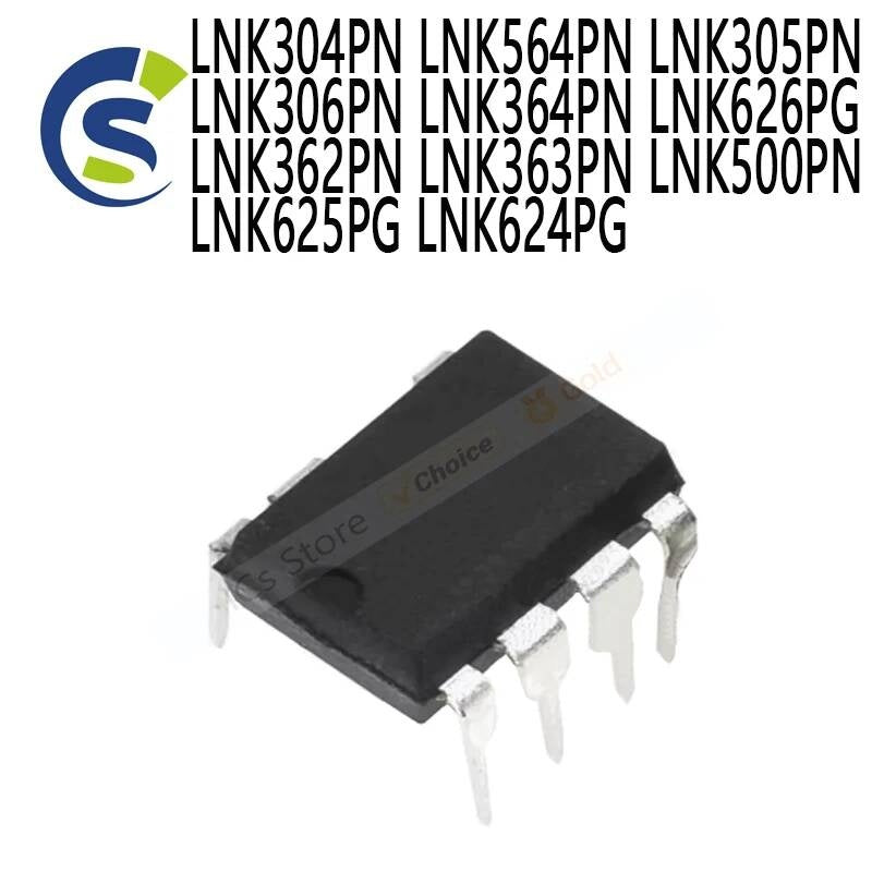 5pcs DIP-7 LNK304PN LNK564PN LNK305PN LNK306PN LNK364PN LNK626PG LNK362PN LNK363PN LNK500PN LNK625PG LNK624PG