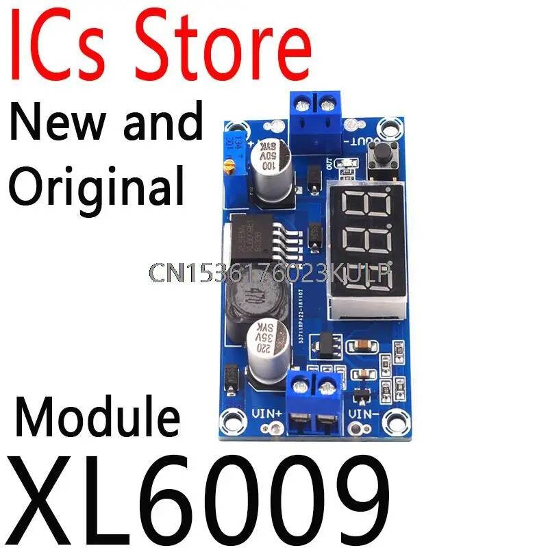 DC-DC 4.5-32V To 5V-52V Boost Step-up Module Power Supply LED Voltmeter XL6009