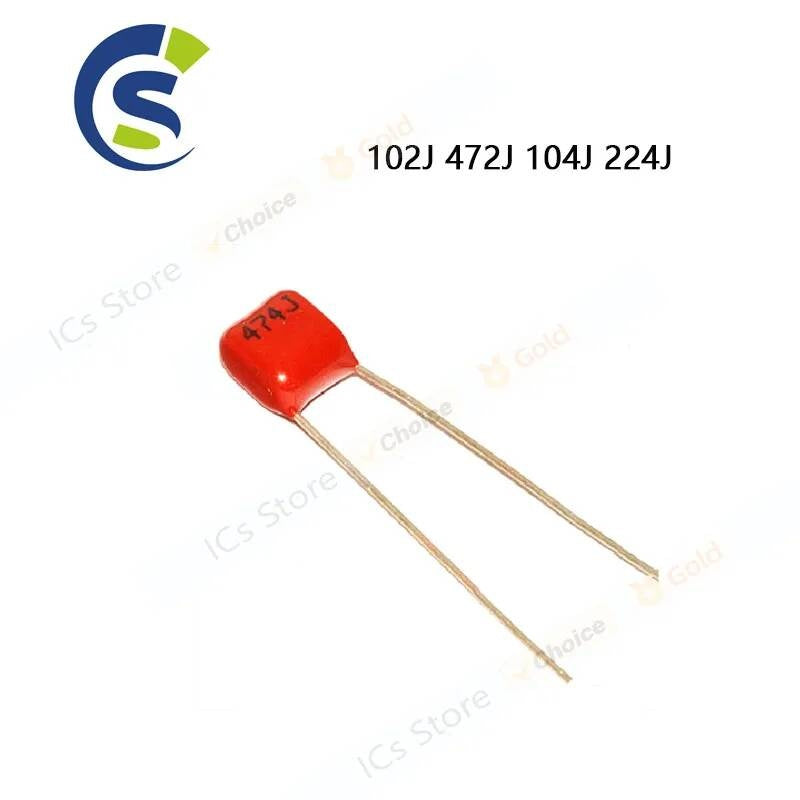 10pcs 1000V 224 104 102 222 472 1KV CBB capacitor 2.2NF 4.7NF 0.1UF 100NF 0.22UF 220NF 0.001UF 1NF 1000PF 102J 472J 104J 224J