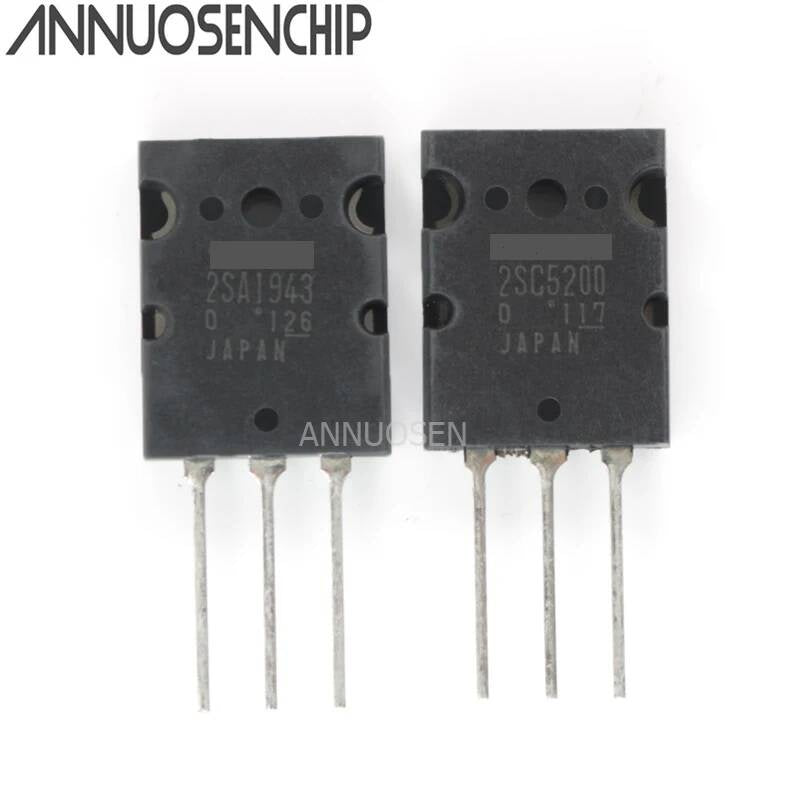 10pcs = 5pair New Imported Original A1943 C5200 TO-3PL High Power Audio Amplifier 2SA1943 2SC5200