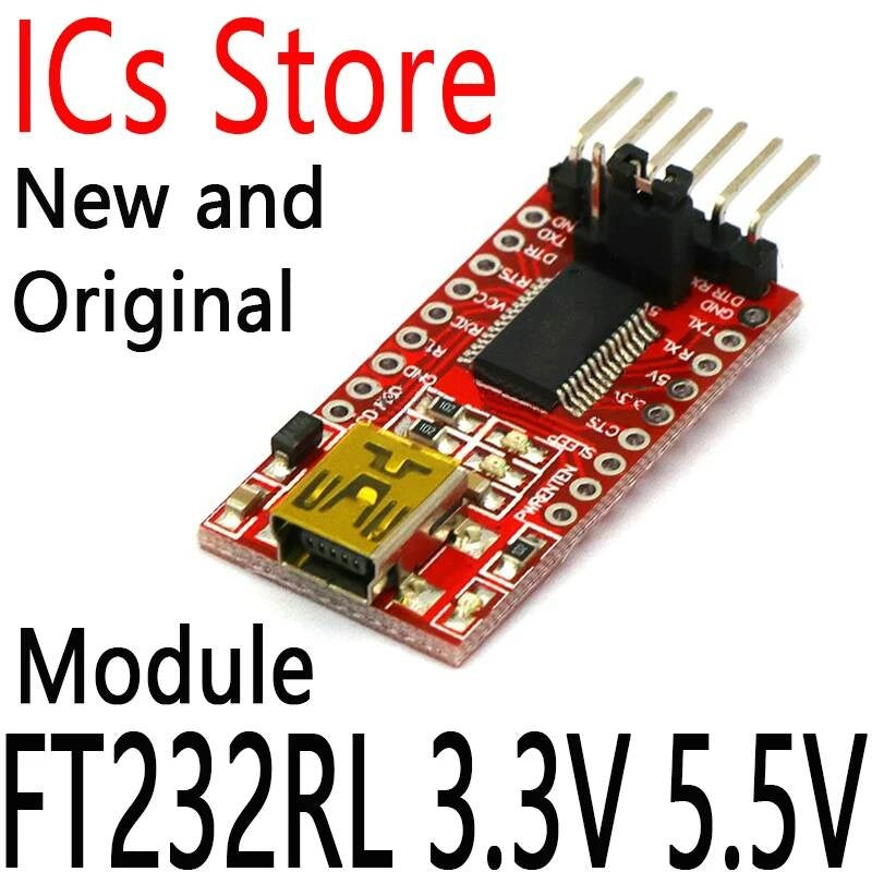 FT232 FTDI USB To TTL Serial Adapter Module For Arduino Mini Port FT232RL 3.3V 5.5V
