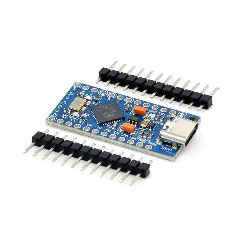 New Pro Micro for arduino Module with 2 row pin header For Leonardo in stock . best quality ATmega32U4 5V/16MHz