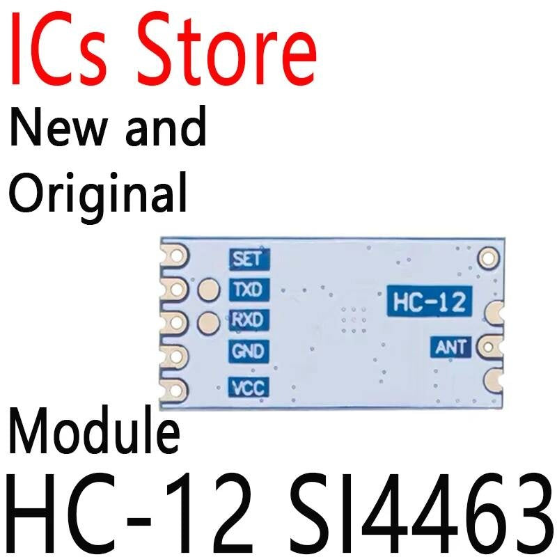 1PCS New And Original 433Mhz Bezprzewodowy Module Portu Szeregowego 1000M Wymien Bluetooth Nowy HC-12 SI4463