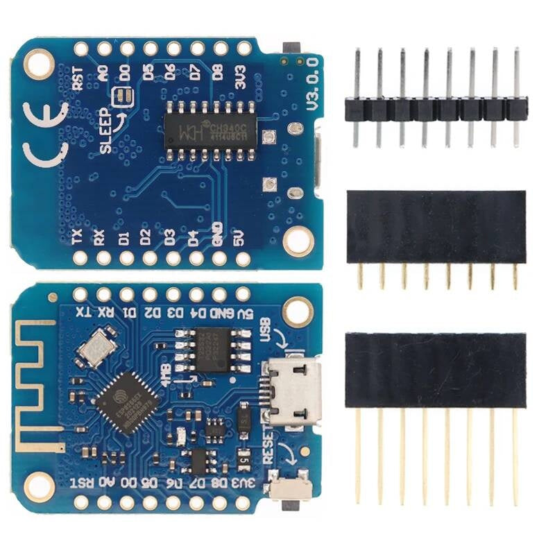 WeMos D1 Mini Pro V3.0 NodeMcu 4MB/16MB bytes Lua WIFI Internet of Things Development board based ESP8266 CH340G Nodemcu V2