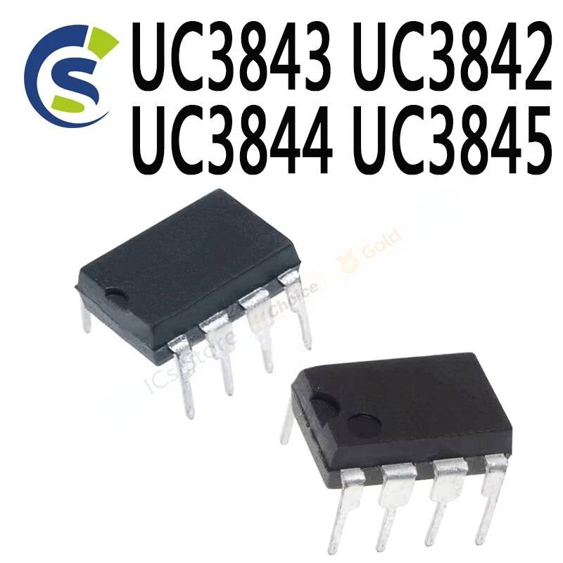 10PCS UC3843AN UC3843A DIP-8 UC3843BN UC3842AN UC3844AN UC3845AN UC3842BN UC3844BN UC3845BN UC2844BN UC3843 UC3842 UC3844 UC3845