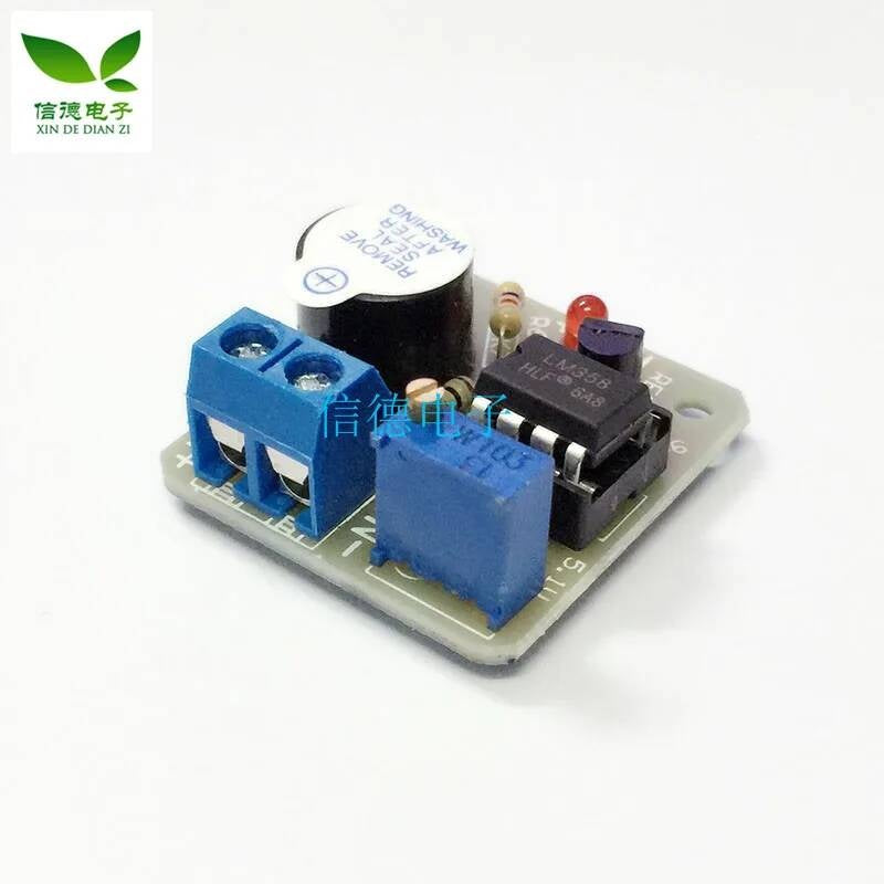 12V New Accumulator Sound Light Alarm Buzzer Prevent Over Discharge Controller Module