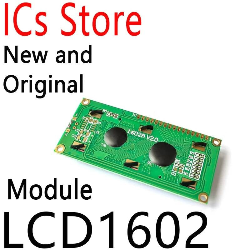 1602 Screen 16x2 Character LCD Display Module HD44780 Controller Blue Blacklight LCD1602