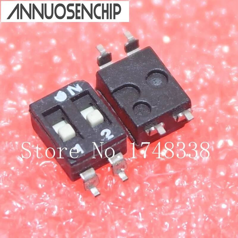 DIP switch Toggle Switches 2.54 1P/2P/3P/4P/5P/6P/8P black 2.54MM SMD golden pin