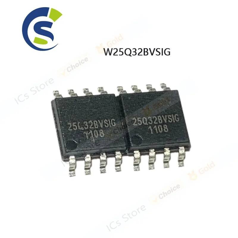 100PCS 25Q32 SMD 25Q32BVSIG SOPW25Q32BVSSIG W25Q32 SOP-8 W25Q32BVSIG