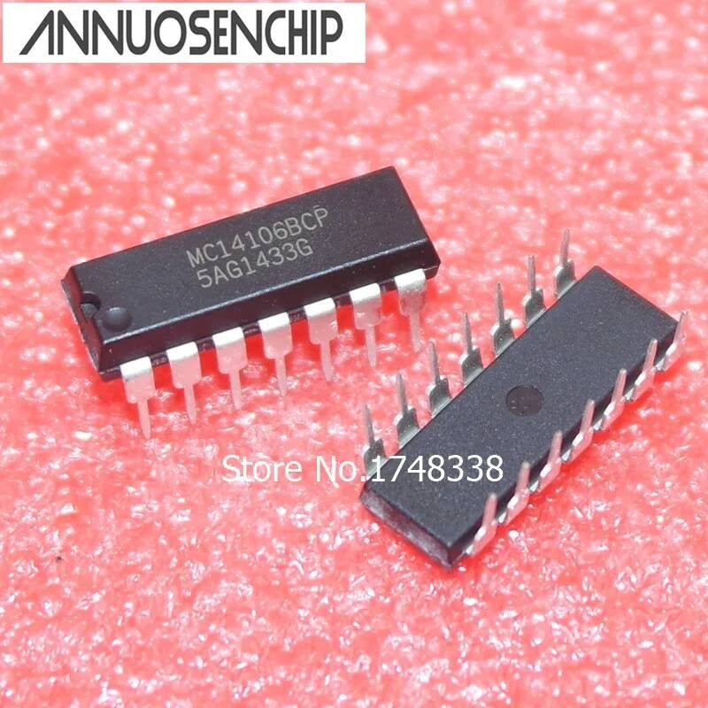 10PCS MC14106 MC14106BCP DIP-14 new and original