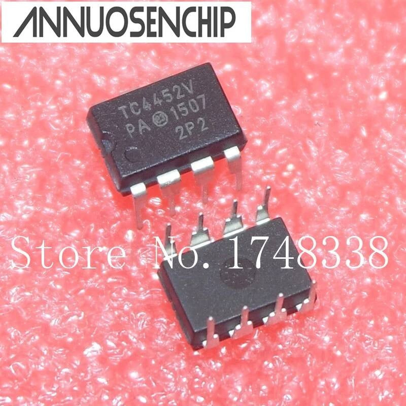 10PCS MOSFET DVR 12A 4452 TC4452 8-DIP TC4452VPA