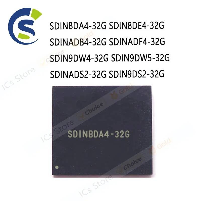 1PCS new Chipset BGA SDINBDA4-32G SDIN8DE4-32G SDINADB4-32G SDINADF4-32G SDIN9DW4-32G SDIN9DW5-32G SDINADS2-32G SDIN9DS2-32G