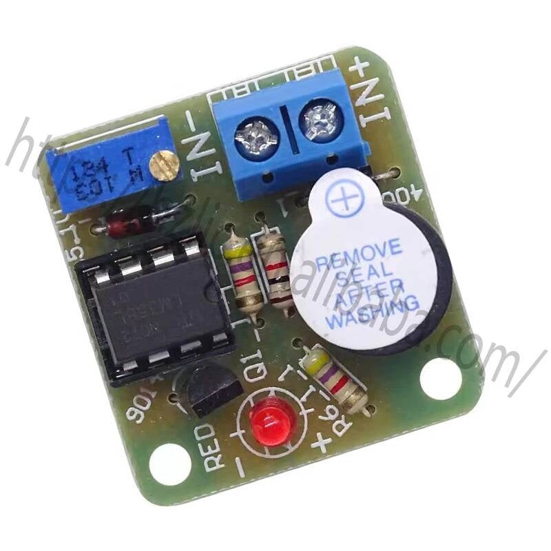 12V New Accumulator Sound Light Alarm Buzzer Prevent Over Discharge Controller Module