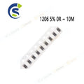 100PCS SMD Resistor 1/4W 0 1 10 100 150 220 330 ohm 1K 2.2K 10K 100K 1R 10R 100R 150R 220R 330R 1206 5% 0R ~ 10M