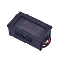Car Charge Level Indicator Capacity Meter Blue Display LED Voltmeter Waterproof 12V-60V Lithium Battery Tester