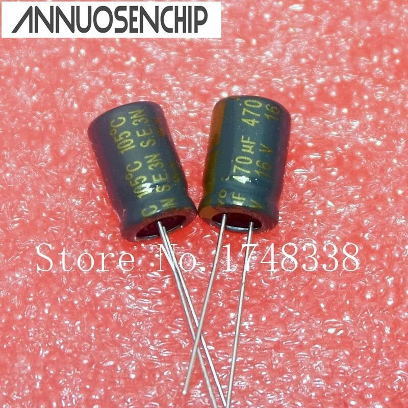 16V 470UF high frequency motherboard Capacitor 8 * 12mm 470UF16V electrolytic 50pcs