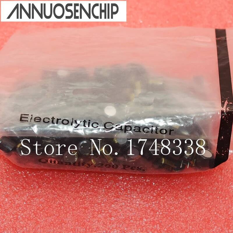 100PCS High frequency 680UF 8X8mm Aluminum electrolytic 680uF 4V 8*8mm 105C capacitors