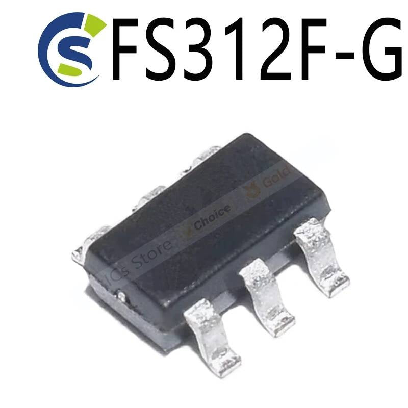 10PCS New and Original 312F SOT23-6 FS312 One Cell Lithium-ion/Polymer Battery Protection IC FS312F-G