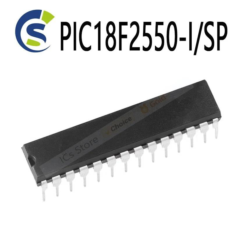 1PCS New and Original 2553 2580 2620 2685 18F24J50 25J10 E T DIP28 PIC18F2550-I/SP
