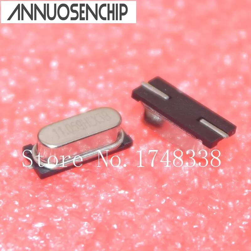 100 PCS/LOT 49 SMD patch 11.0592 MHZ passive crystals 11.0592MHZ 49SMD