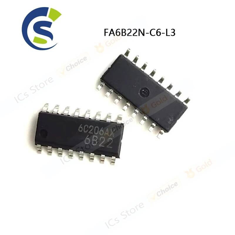 2-5PCS 100% New 6B22 FA6B22N FA6B22 FA6B22N-C6-L3 SOP-16 Chipset