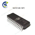 10PCS New originalWINDOWED, FRIT SEALED, CERAMIC M27C128 16KX8 UVPROM CDIP-28 M27C128-10F1