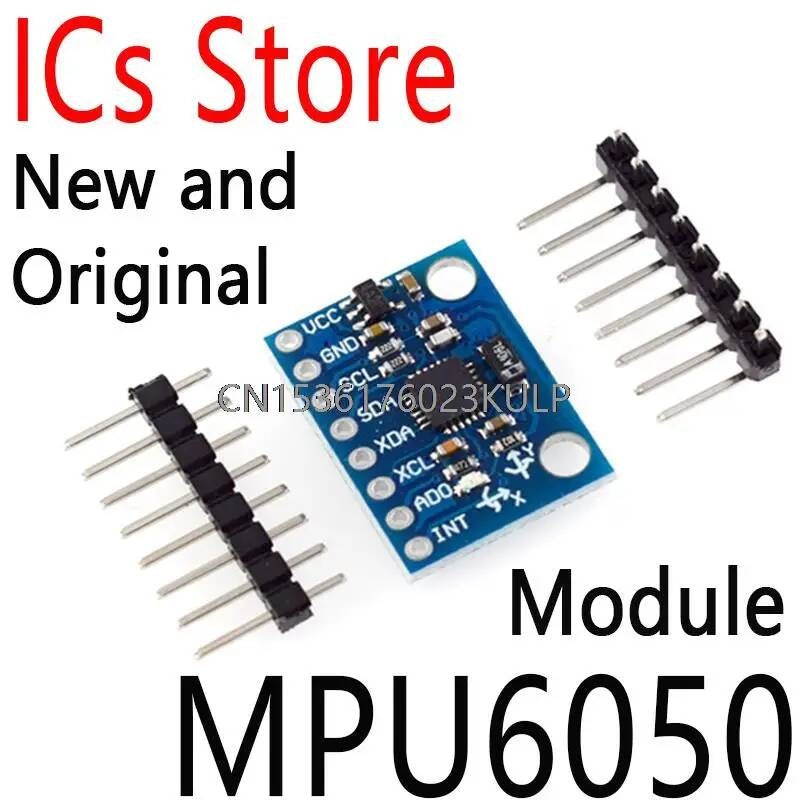 GY-521 MPU-6050 3 Axis Gyroscope Accelerometer Sensor Compatible Module For Arduino MPU 6050 GY521 MPU6050