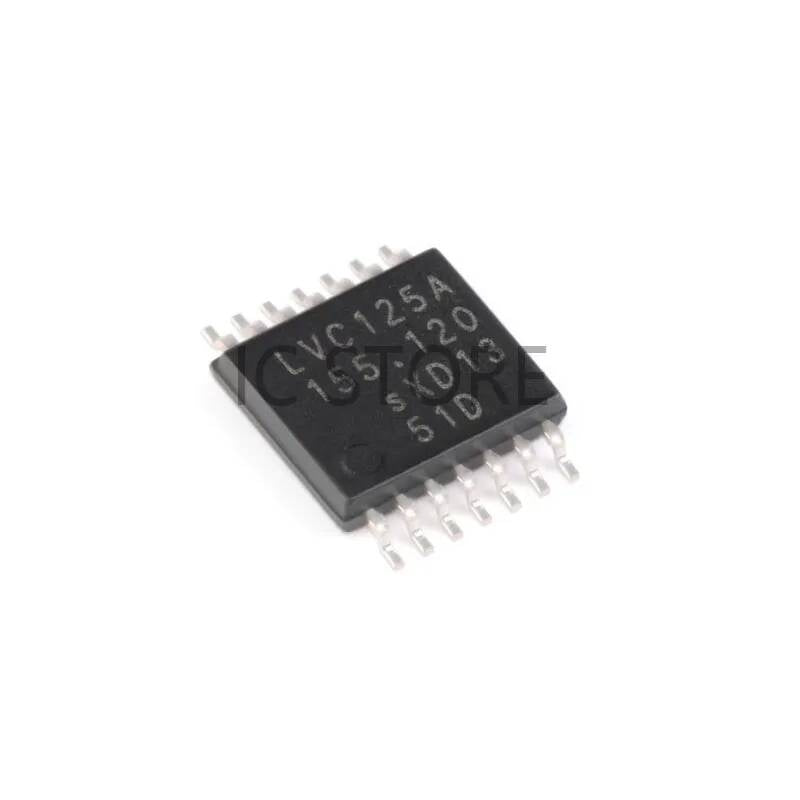 Free shipping 100PCS 74LVC125APW 74LVC125 LVC125 14-TSSOP BUFF DVR TRI-ST QD 14TSSOP 3-State