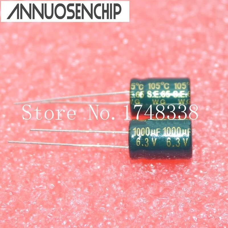 6.3V 1000UF Capacitor high-frequency low-impedance aluminum electrolytic 1000uf 6.3v