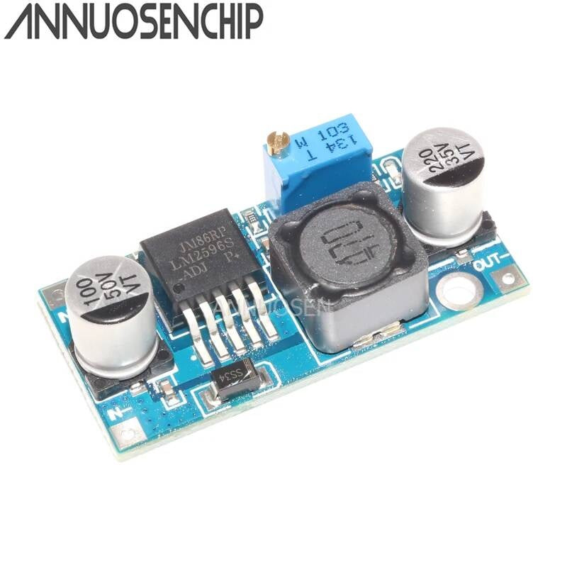 10pcs DC-DC Step Down Converter Module DC 4.0~40 to 1.3-37V Adjustable Voltage Regulator LM2596S-ADJ LM2596S LM2596 ANNUOSENCHIP