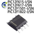 10PCS SOP-8 Chips PIC12F615-I/SN PIC12F617-I/SN PIC12F1501-I/SN PIC12F1822-I/SN