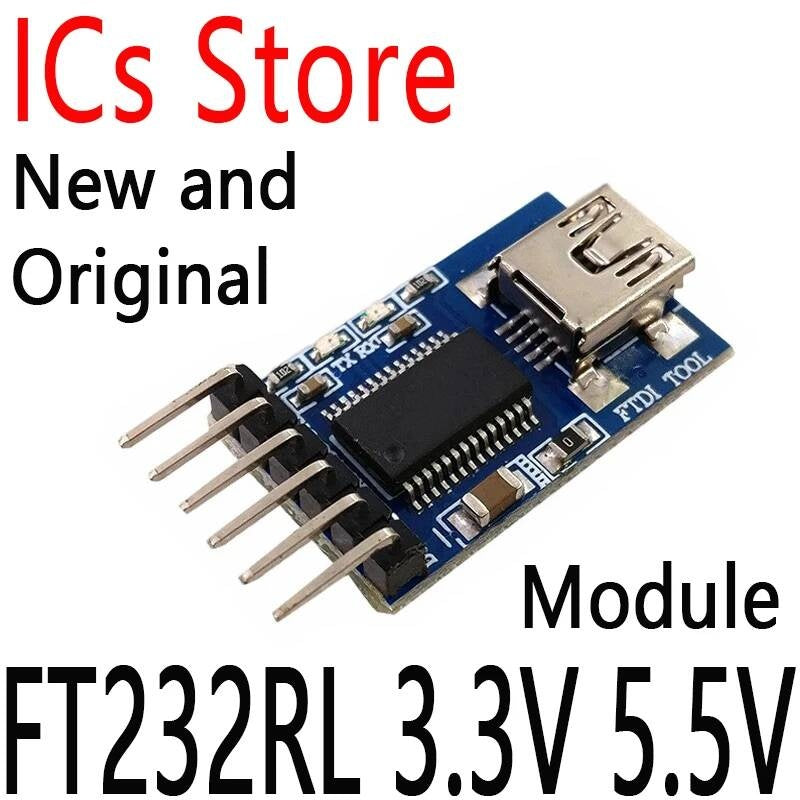 FT232 FTDI USB To TTL Serial Adapter Module For Arduino Mini Port FT232RL 3.3V 5.5V
