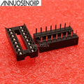100PCS 16pin DIP IC Adaptor Solder Type Socket Pitch Dual Wipe Contact