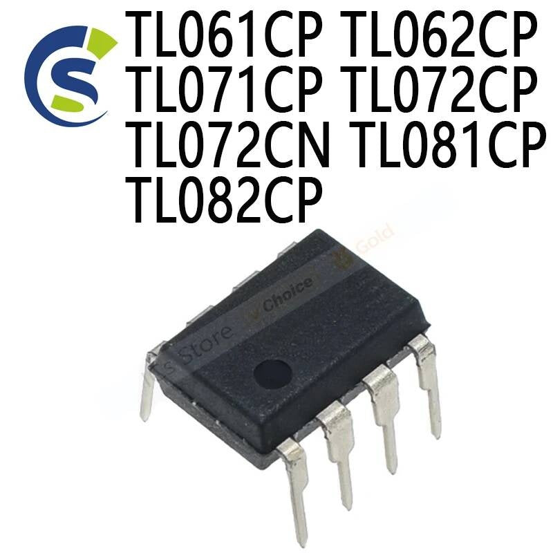 10PCS New and Original TL071 TL072 TL074 TL081 TL084 TL082 TL072CN DIP-8 TL061CP TL062CP TL071CP TL072CP TL081CP TL082CP