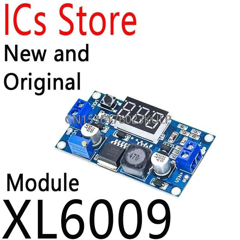 DC-DC 4.5-32V To 5V-52V Boost Step-up Module Power Supply LED Voltmeter XL6009