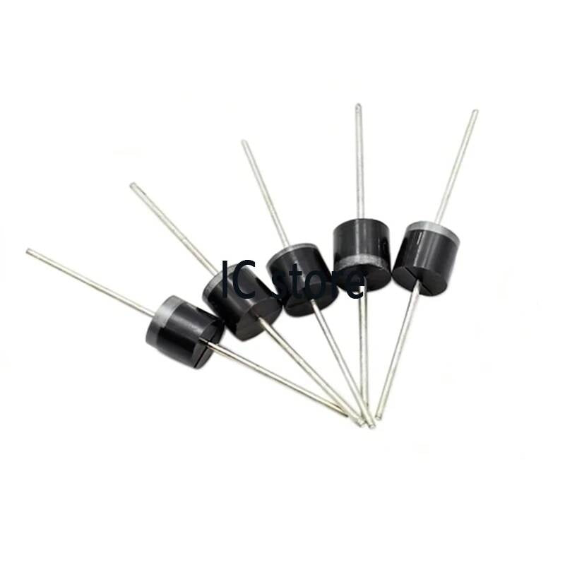 Free shipping 100PCS 10A10 1000V 10A R-6 Axial Rectifier Diode New original