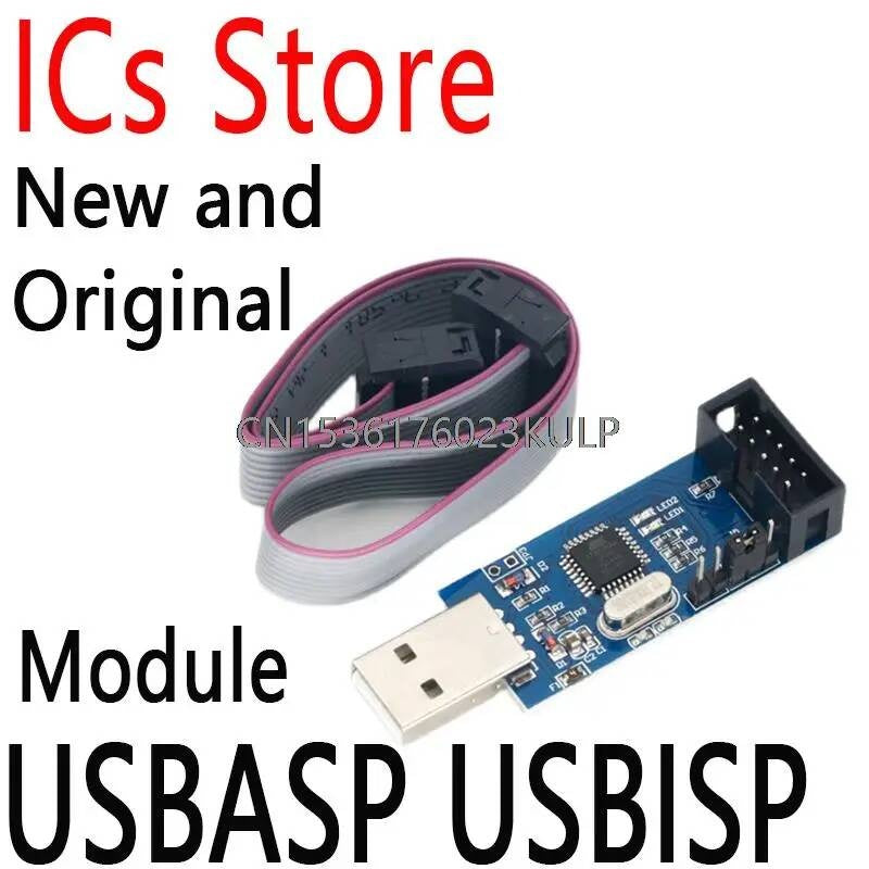 1PCS New And Original Programator Avr ISP USB ATMEGA8 ATMEGA128 Wsparcie Win7 64 USBASP USBISP