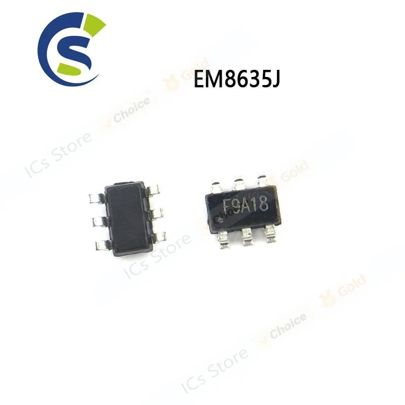 10PCS New and Original EM8635 F9... sot23-6 Chipset EM8635J