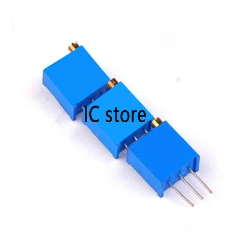 10pcs 3296 Trimpot Trimmer Potentiometer 100R 200R 500R X103 X104 X105 X203 3296X 1K 2K 5K 10K 20K 50K 100K 200K 500K 1M ohm