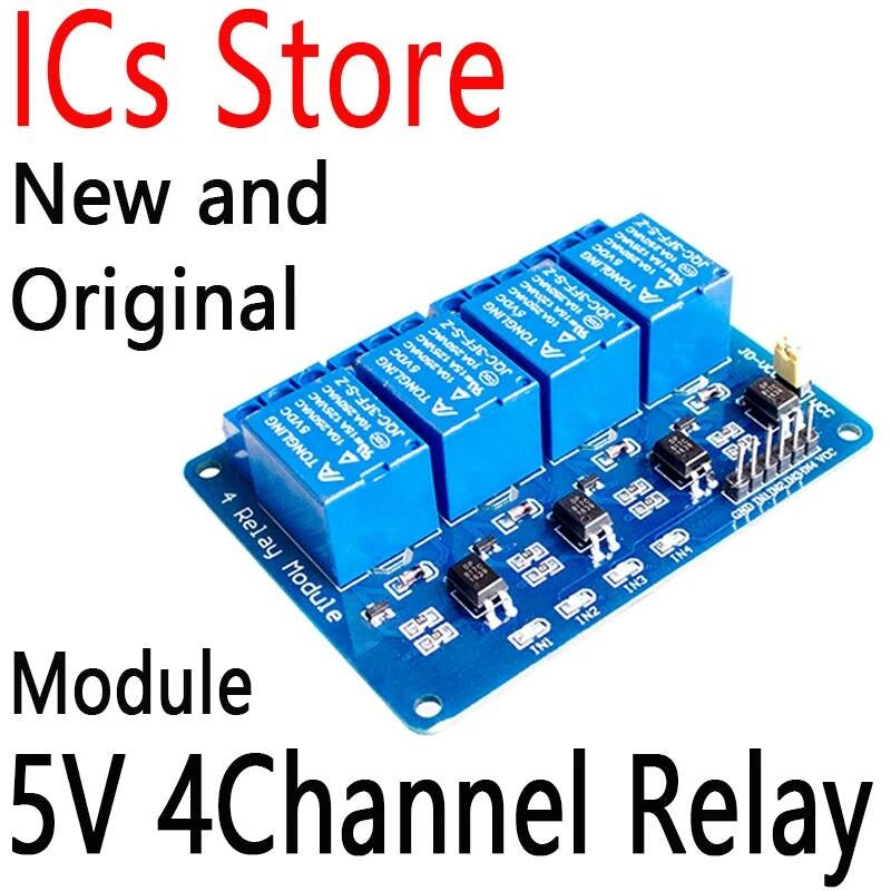 4-Channel Control Board For Arduino With Optocoupler Output Way Module 5V 4 Channel Relay