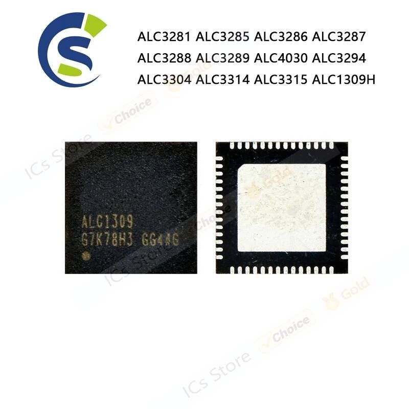 1PCS 100% New ALC3281 ALC3285 ALC3286 ALC3287 ALC3288 ALC3289 ALC4030 ALC3294 ALC3304 ALC3314 ALC3315 ALC1309H QFN Chipset