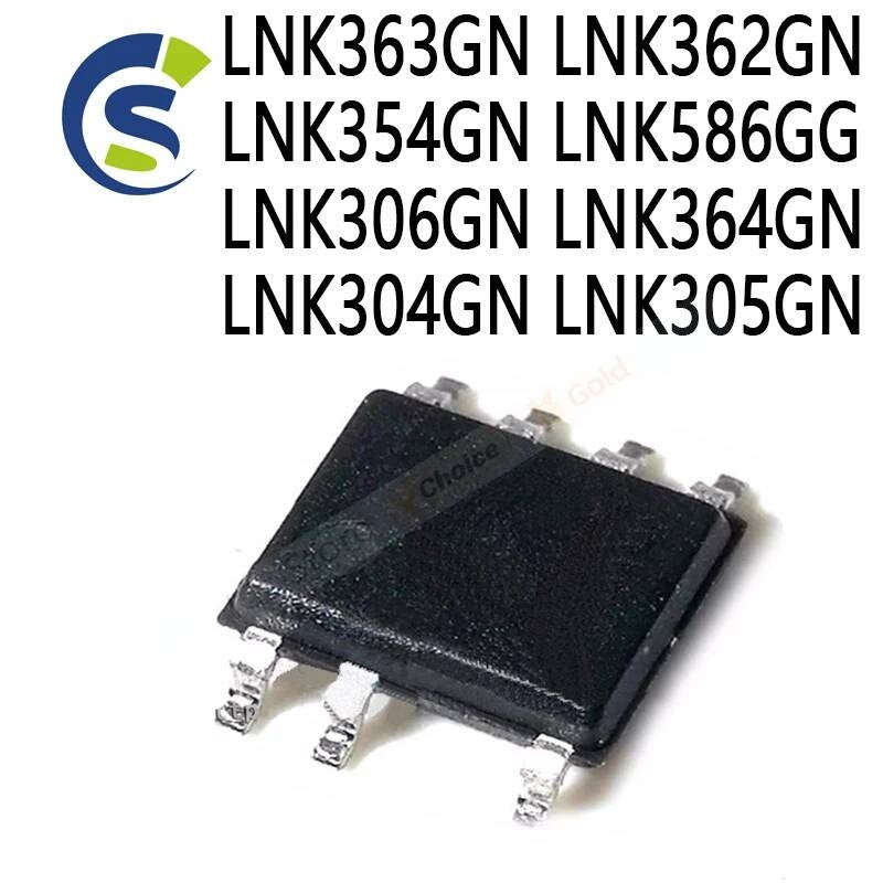 5PCS SOP-7 LNK305 LNK306 LNK304 LNK364 SMD LNK363GN LNK362GN LNK354GN LNK586GG LNK306GN LNK364GN LNK304GN LNK305GN
