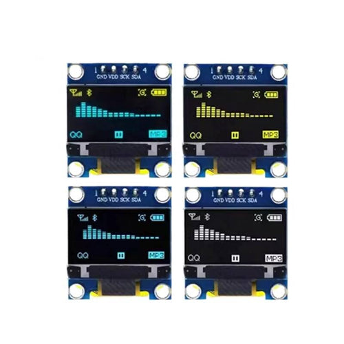 0.96 inch IIC SPI Serial 7/4Pin White/Blue/Yellow Blue/Yellow OLED Display Module SSD1306 12864 LCD Screen Board for Arduino