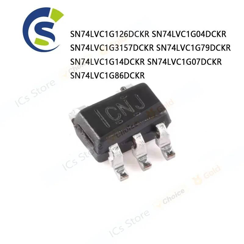 100pcs SC70-5 SN74LVC1G126DCKR SN74LVC1G04DCKR SN74LVC1G3157DCKR SN74LVC1G79DCKR SN74LVC1G14DCKR SN74LVC1G07DCKR SN74LVC1G86DCKR