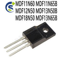 10PCS TO-220F 11N60 MDF11N60TH TO220F MDF11N65 12N50 MDF13N50 MDF13N65 MDF11N60 MDF11N65B MDF12N50 MDF13N50B MDF18N50 MDF13N65B