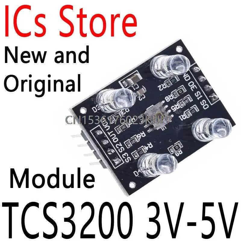 TCS230 Sensor Color Recognition Module for Arduino DC White LED Lights Connect Microcontroller TCS3200 3V-5V