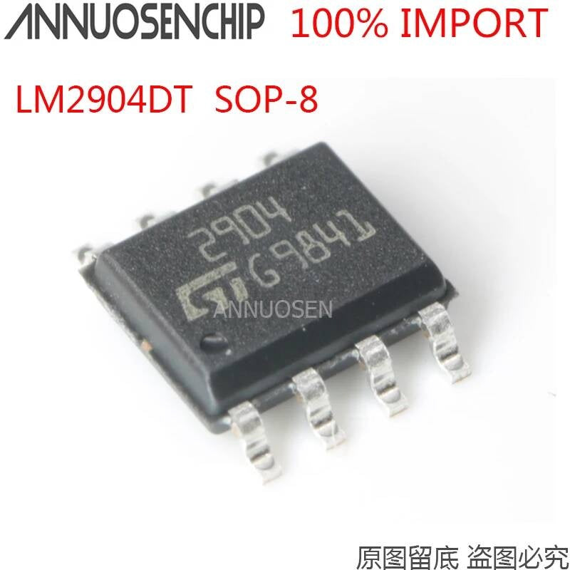 50PCS LM2904DT LM2904 2904 LM2904DR LM2904DR2G SOP-8 100% imports new and original
