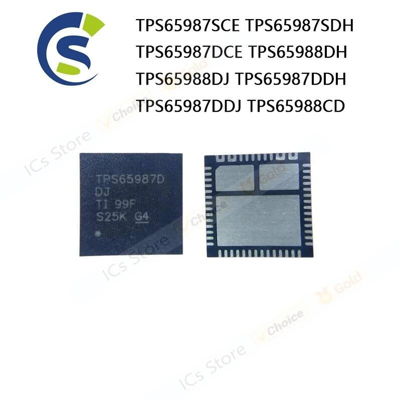 1PCS 100% New TPS65987SCE TPS65987SDH TPS65987DCE TPS65988DH TPS65988DJ TPS65987DDH TPS65987DDJ TPS65988CD QFN-56 Chipset