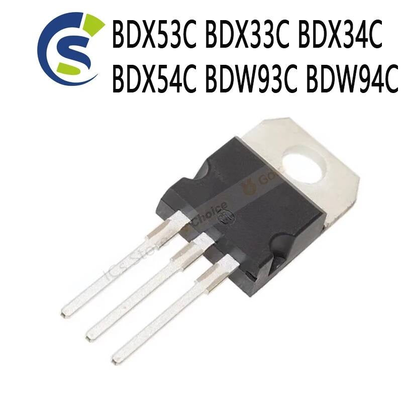 10PCS New and Original TO-220 BDX53 BDX33 BDX34 BDX54 TO220 BDW93 BDW94 BDX53C BDX33C BDX34C BDX54C BDW93C BDW94C