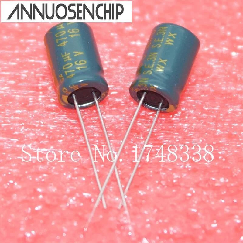 16V 470UF high frequency motherboard Capacitor 8 * 12mm 470UF16V electrolytic 50pcs